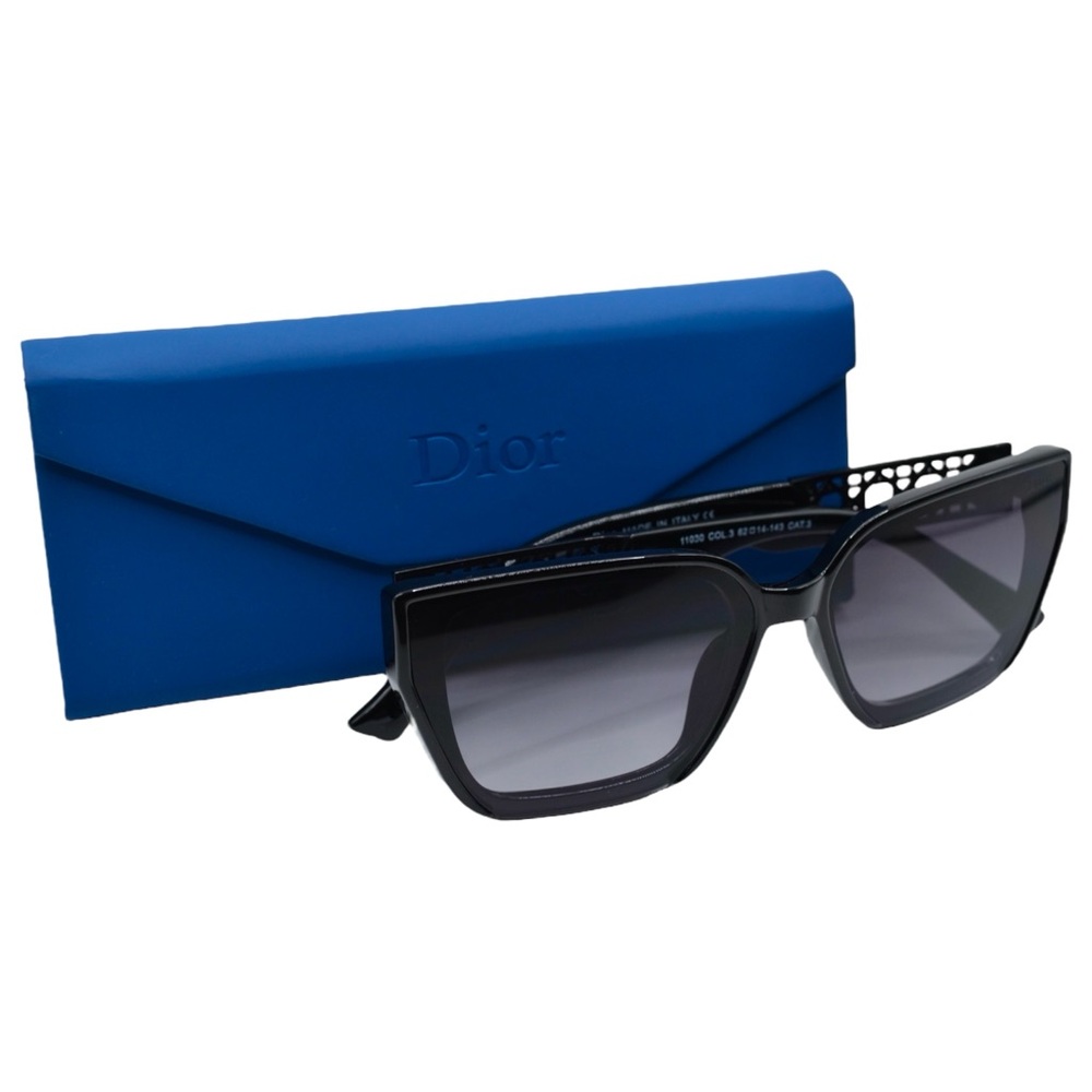 Dior Women’s Sunglasses Black/Silver | Gray Gradient | Cat-Eye | 62-14-143